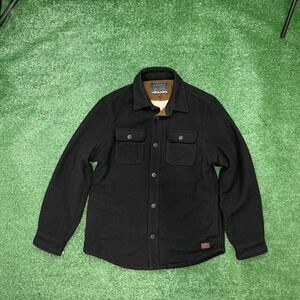 Jachs New York Men's Wool Blend Sherpa Lined Shirt Jacket Size Small